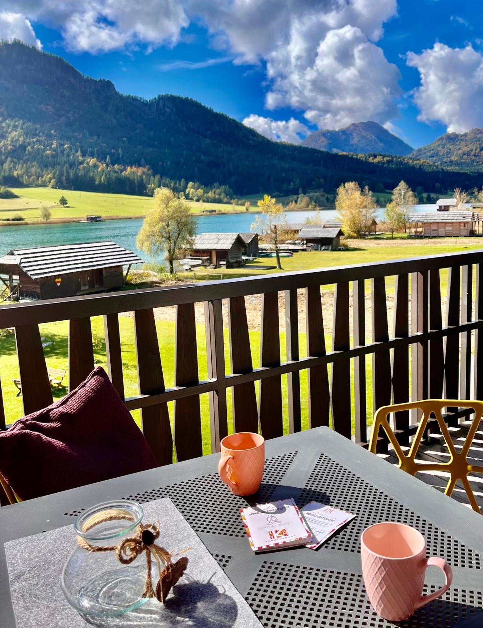 Seehotel & Seeapartments Kaerntnerhof- Direkt Am See! Weissensee Dış mekan fotoğraf