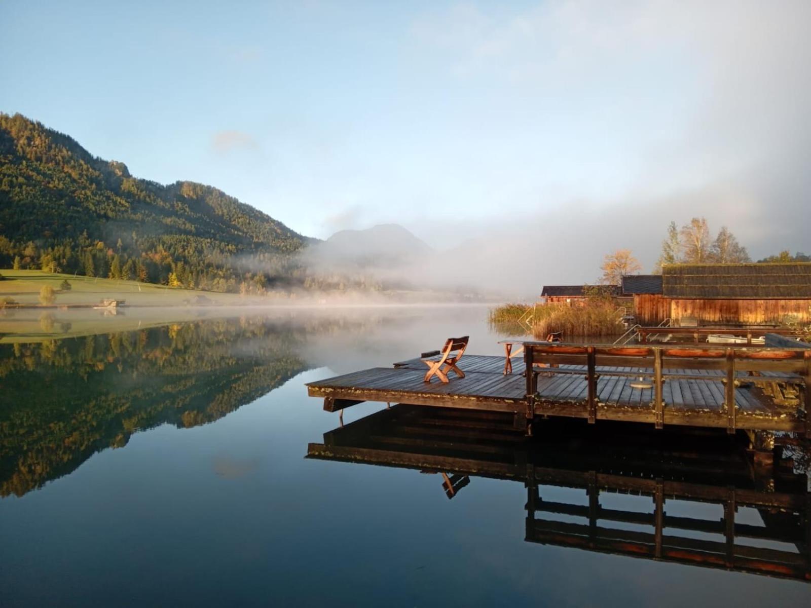 Seehotel & Seeapartments Kaerntnerhof- Direkt Am See! Weissensee Dış mekan fotoğraf